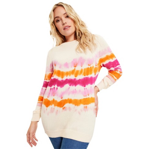 Target womens hotsell tie dye sweatshirt