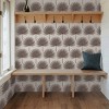 Tempaper & Co. 56 sq ft Stamped Palm Peel and Stick Brown Wallpaper - 2 of 4
