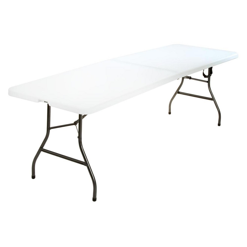 UPC 044681348242 product image for Deluxe Blow Molded Folding Table White - Cosco | upcitemdb.com