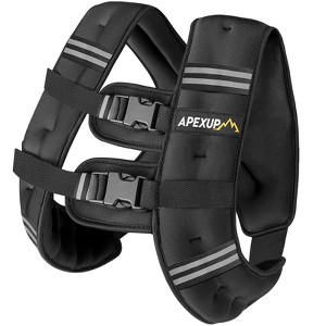 HOMLUX 15lbs Unisex Weighted Vest Fitness Gift for Men Women Strength Training Running Workout Equipment - 1 of 4