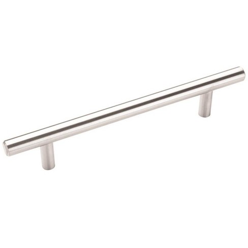 Amerock Bar Pulls 5-1/16 Inch (128mm) Center-to-center Sterling Nickel ...