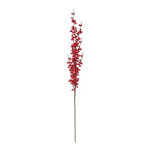 Christmas Ilex Berry Stem (Set Of 2) 36 Inch Height Red Foam and Plastic Holiday Stems for Decor by Melrose - 1 of 3
