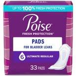 Poise Original Design Postpartum Incontinence Pads for Women - Ultimate Absorbency