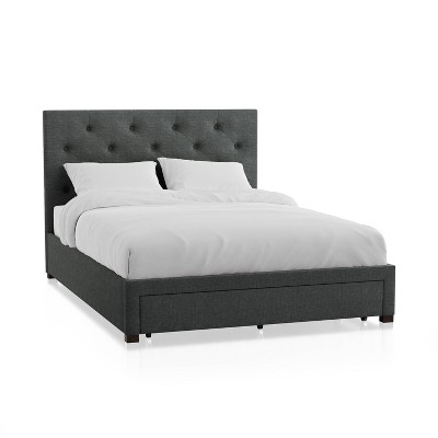 Glasswi Upholstered Platform Bed with Drawer - HOMES: Inside + Out