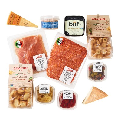 Gourmet Dash Charcuterie Antipasti Collection Party Platter - 67.7oz