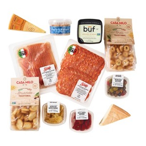 Gourmet Dash Charcuterie Antipasti Collection Party Platter - 67.7oz - 1 of 2