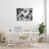 Stupell Industries Black & White Palm Trees Skyline Canvas Art - 3 of 4