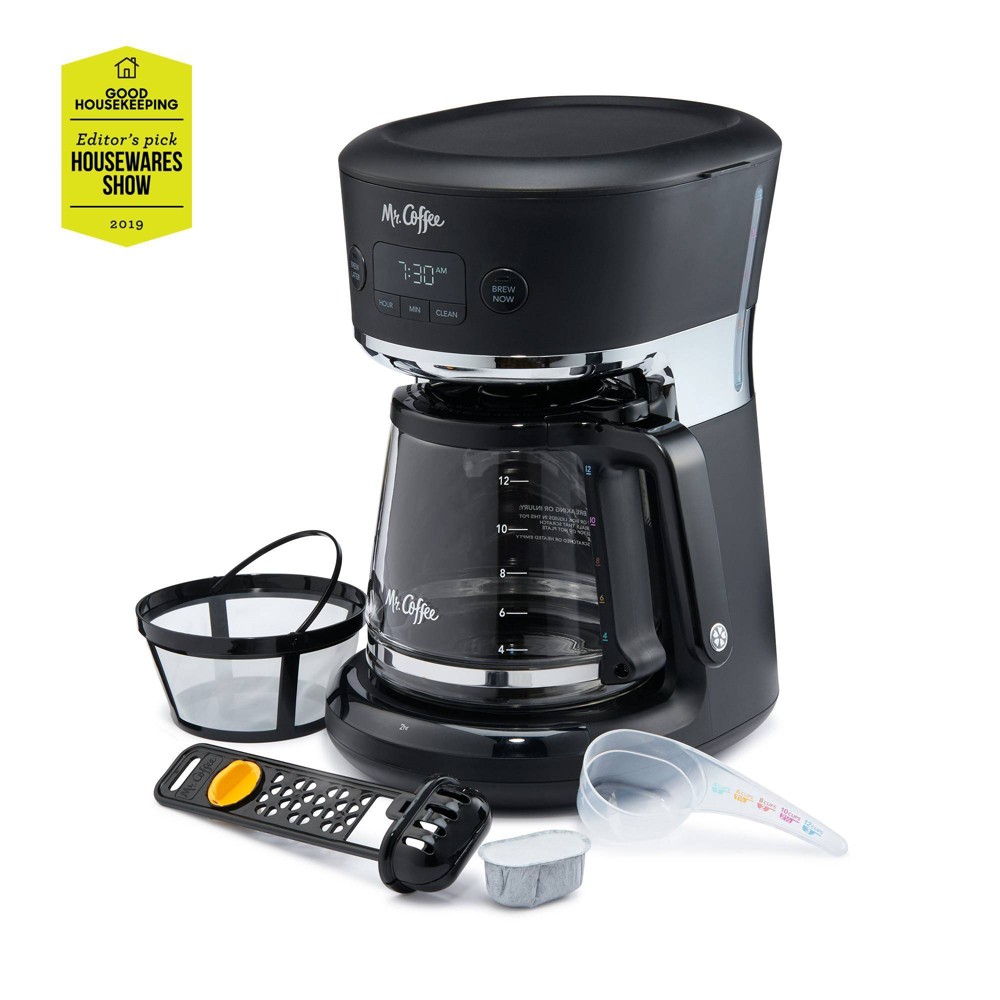 Mr. Coffee Easy Measure 12 Cup Programmable Coffee Maker -