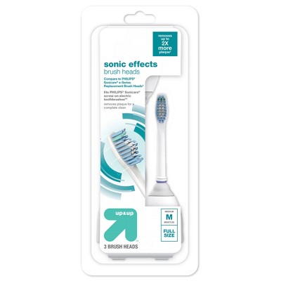 Sonic Effects Replacement Brush Heads 3pk - up & up™