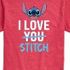 Men's - Lilo and Stitch - I Love Stitch Short Sleeve Graphic T-Shirt - 2 of 4