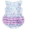 RuffleButts Baby Toddler Knit Sleeveless Waterfall Romper - 2 of 4