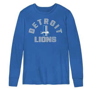 NFL Detroit Lions Boys' Long Sleeve Core T-Shirt - 1 of 1