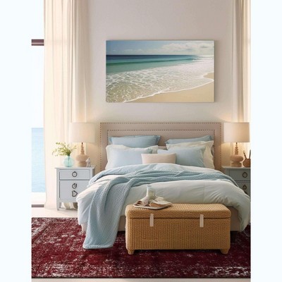 Chic Burgundy Synthetic 9' x 12' Rectangular Indoor Rug