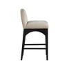 Meridian Furniture,Waldorf Beige Chenille Fabric Stool - 3 of 4
