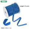 Unique Bargains Metallic Velvet Flexible Ribbon for Crafts 3/8 Inch x 50 Yards 1 Pc - 3 of 4