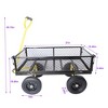 Grungis Multi-Functional Garden Cart,Heavy-Duty Wagon Cart with All-Terrain Wheels,Utility Cart for Garden Camping Shopping - 3 of 4
