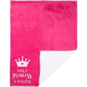 Pavilion Gift Company - Princess - 40" x 50" Royal Plush Toddler Blanket - Throw Blankets - 1 of 4