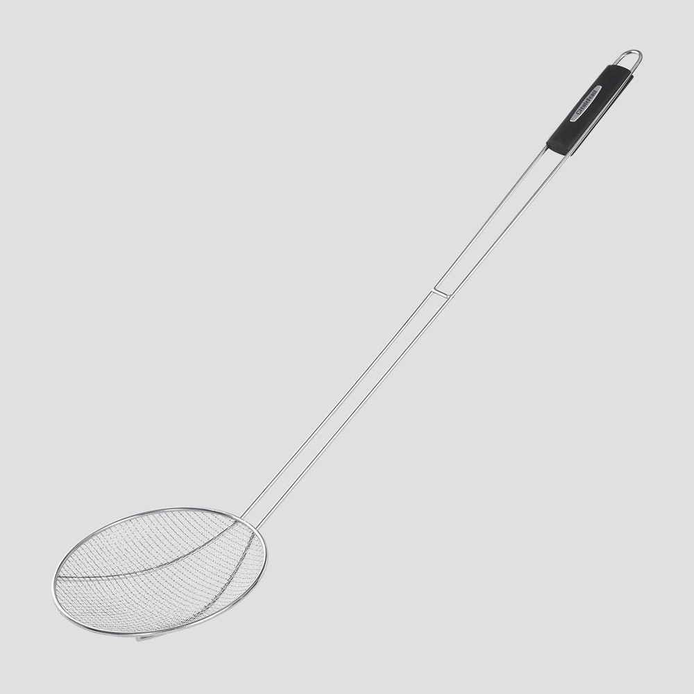 Creole Feast 36'' Stainless Steel Wire Skimmer: RoyalGourmet, 26.57 Handle, Cooking & Fryer Tool