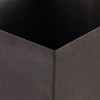 Maliang 3 Pieces Tall Planters with Drainage Hole, 28" Flower Pots fits Both Indoor and Outdoor, Brown - 4 of 4