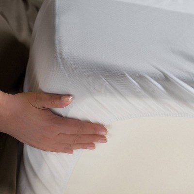 King White Bamboo Waterproof Mattress Protector