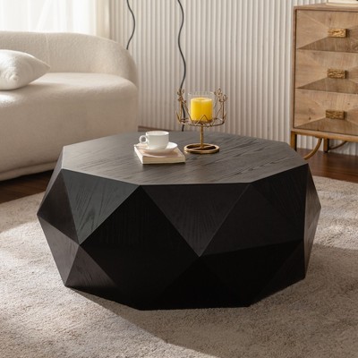Bella Depot  38.18''W Three-dimensional Embossed Pattern Design Coffee Table