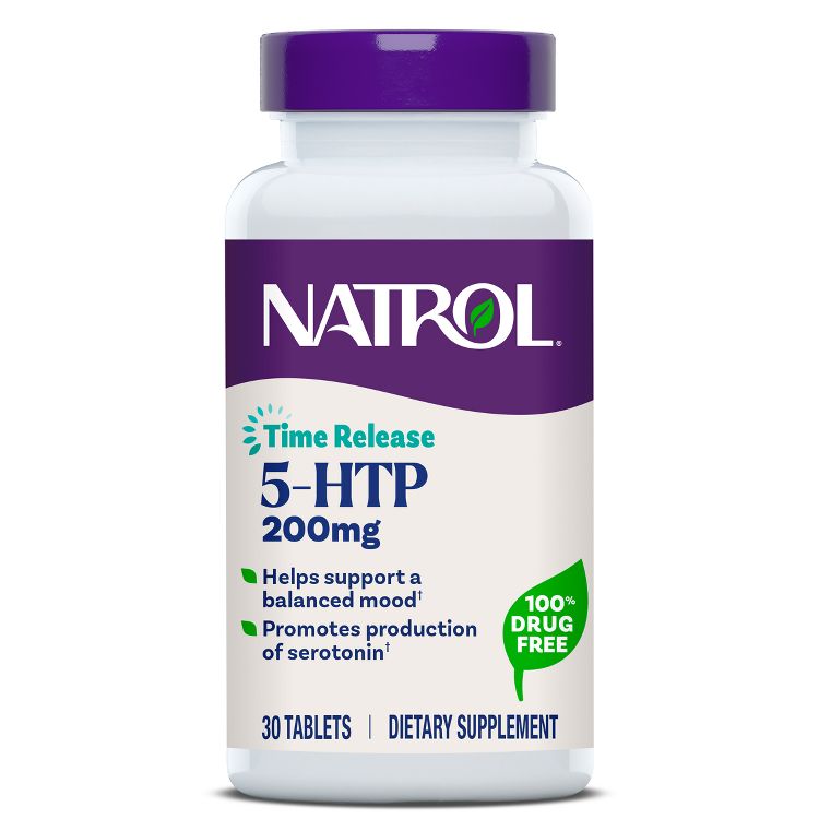 Natrol 5-HTP Mood &#38; Stress 200mg Tablets - 30ct, 1 of 9