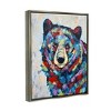 Stupell Industries Geometric Hued Abstract BearFloater Canvas Wall Art - 3 of 4