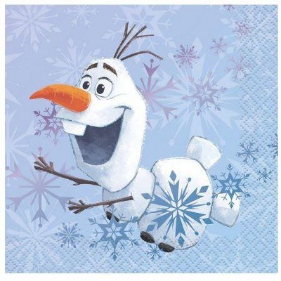 Birthday Express Frozen Party Frozen 2 Beverage Napkins - 16 Count