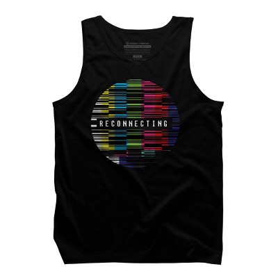 Men's Design By Humans Reconnecting By clingcling Tank Top