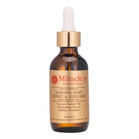 Miracle 9 Touch Of Nature Hair Growth Oil - 2 Fl Oz : Target