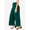 Jessica London Women's Plus Size Stretch Knit Wide Leg Pant - 4 of 4