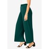 Jessica London Women's Plus Size Petite Stretch Knit Wide Leg Pant - 4 of 4