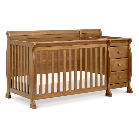 Davinci Kalani 4 in 1 Convertible Crib Changer Chestnut Target