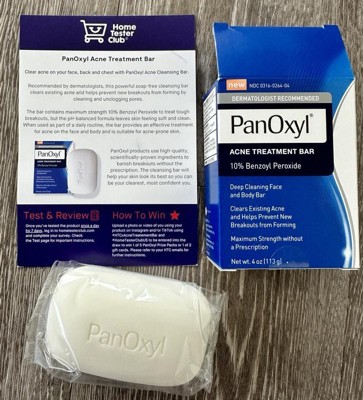 Panoxyl bar deals soap