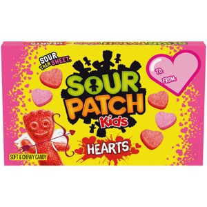 Sour Patch Kids Valentine's Hearts Theater Box - 3.1oz - 1 of 4