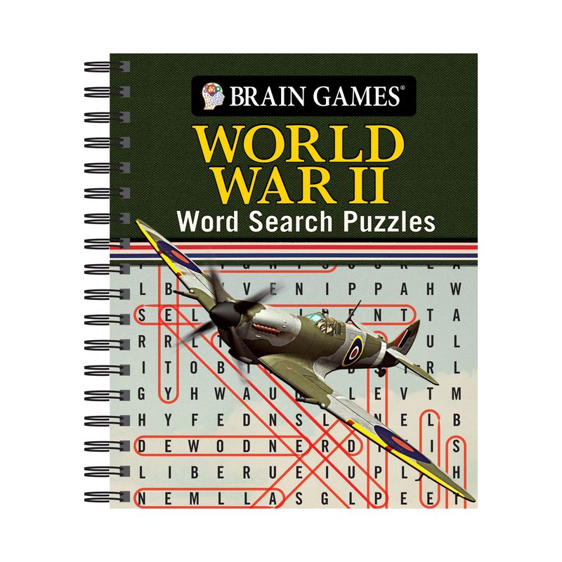 Brain Games - World War II Word Search Puzzles - by  Publications International Ltd & Brain Games (Spiral Bound), 1 of 2