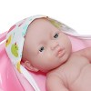 JC Toys La Newborn All Vinyl 13" Realistic Baby Doll Bathtub Set 8pc Gift Set - 2 of 4