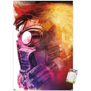 Trends International Marvel Comics Guardians of the Galaxy - Star-Lord Profile Unframed Wall Poster Prints - 1 of 4