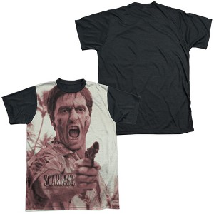 Men's Scarface War Cry Short Sleeve Costume T-Shirt - 1 of 4