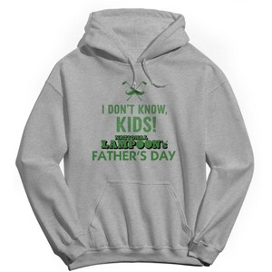 National Lampoon Men's I Dont Know Kids Father'S Day Long Sleeve Graphic Cotton Sweatshirt Hoodie - 1 of 4