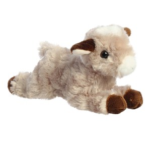 Aurora Small Paisley Goat Mini Flopsie Adorable Stuffed Animal Brown 8" - 1 of 4