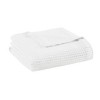 Sapphtopaz Waffle Weave Cotton Blanket, Ultra Soft Breathable Throw Blanket, 90"W x 90"L Cooling Blankets for Bed, Full/Queen Blanket - 3 of 4