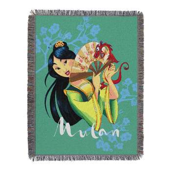 Disney Mulan 'Princess Mulan' Tradition Tapestry Throw Blanket