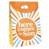 Big Dot of Happiness Here Comes The Son Favor Boxes, Boy Boho Baby Shower Decorations, Retro Sunshine Party Goodie Gift Bags - Set of 12 - 3 of 4