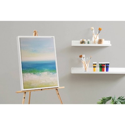 White Beaded Framed Canvas for Kids' Art Projects, 18" x 24"