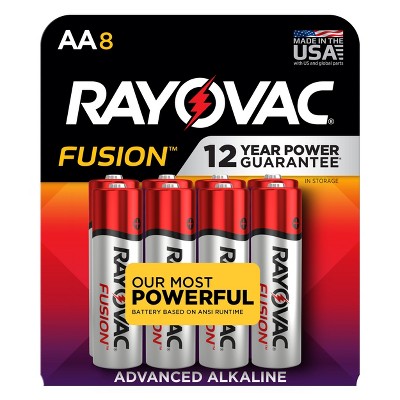 Rayovac Fusion 8pk AA Batteries &#8211; Alkaline Battery