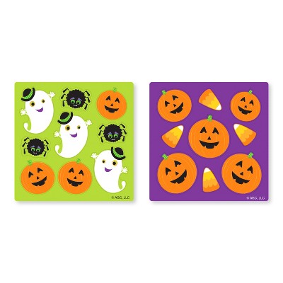 325ct Halloween Stickers Treat Packs Ghost and Pumpkin