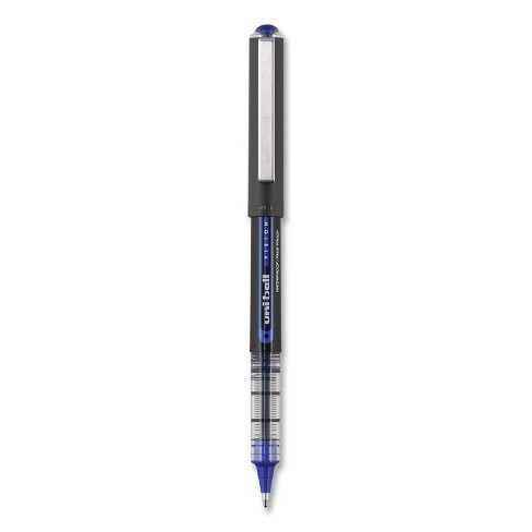 Uni-ball Vision Roller Ball Pen Stick Bold 1 Mm Blue Ink Black