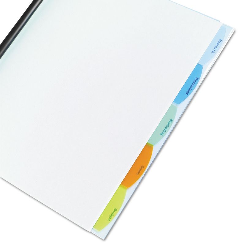 GBC Polypropylene View-Tab Report Cover Binding Bar Letter Holds 20 Pages Clear 55766, 1 of 3