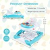 Infans 6-in-1 Baby Walker with Wheels, Adjustable Height, Music, Lights, Baby Activity Walker, Baby Walker for 6-18 Months, Green - 2 of 4